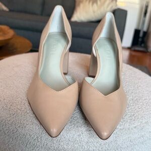 1. State Women's Tan Pointed Chunky Heels